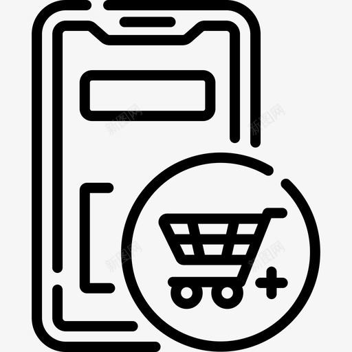 网上购物在家休闲9个线性svg_新图网 https://ixintu.com 网上购物 在家 休闲 9个 线性