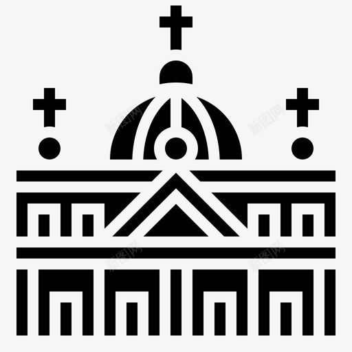 白利卡大教堂彼得svg_新图网 https://ixintu.com 白利卡 大教堂 彼得 教皇 梵蒂冈 地标 铭文