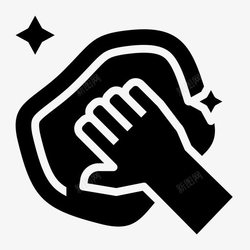 清扫个人卫生4填充svg_新图网 https://ixintu.com 清扫 个人 卫生 填充