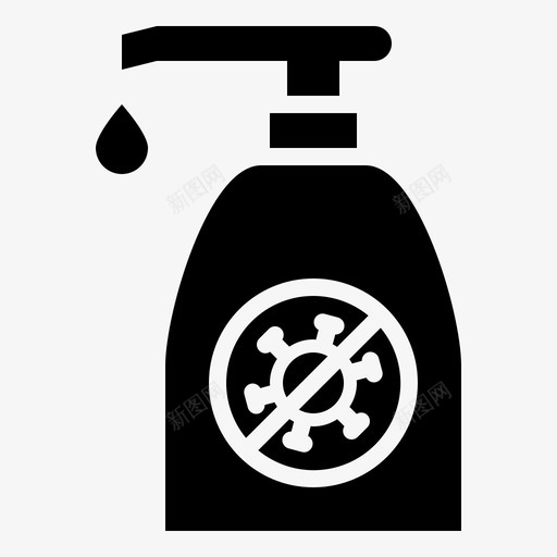 肥皂液病毒传播105填充svg_新图网 https://ixintu.com 肥皂 皂液 病毒 传播 填充