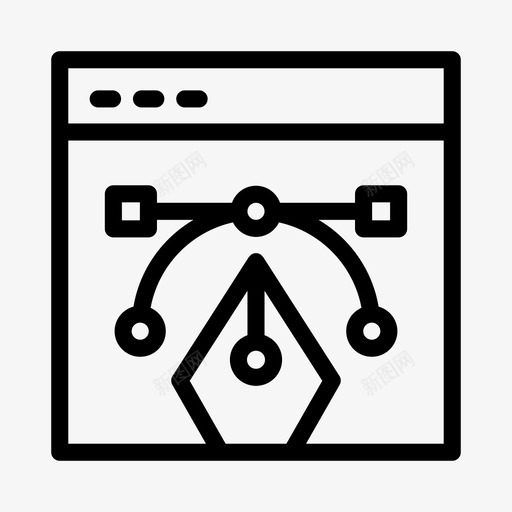 网页贝塞尔曲线设计在线svg_新图网 https://ixintu.com 网页 塞尔 曲线 设计 在线 艺术 开发 字形