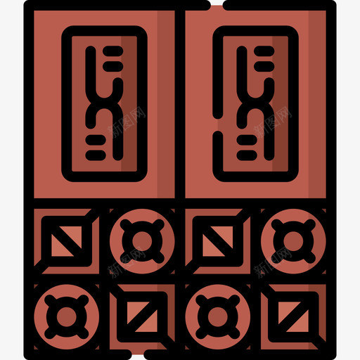 墙异域生活1线性颜色svg_新图网 https://ixintu.com 异域 生活 线性 颜色