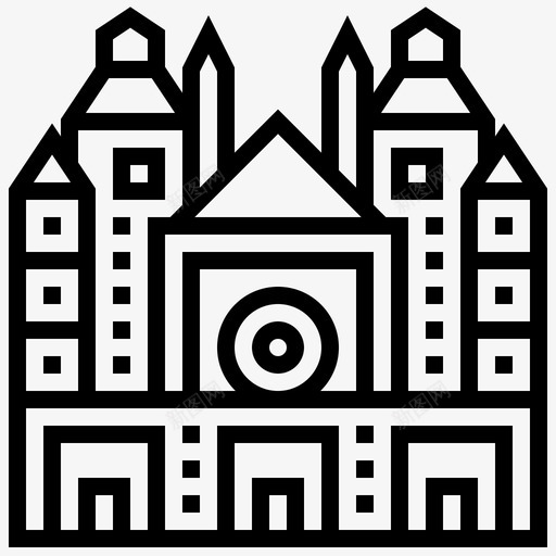 布尔戈斯建筑大教堂svg_新图网 https://ixintu.com 布尔 戈斯 建筑 大教堂 教堂 西班牙 兰德 马克