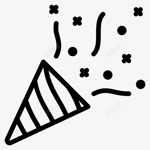 派对生日工艺svg_新图网 https://ixintu.com 派对 生日 工艺 假日 新年 网店 产品 类别