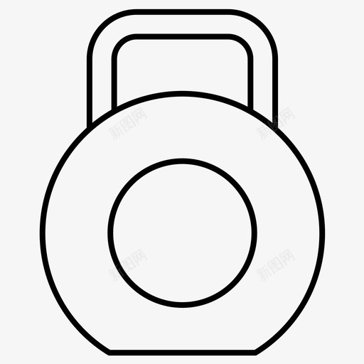 重量壶铃运动svg_新图网 https://ixintu.com 运动 重量 壶铃 举重 常规 系列
