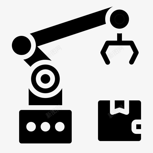 机械臂数字技术工业工具svg_新图网 https://ixintu.com 联网 机械 数字 技术 工业 工具 字形