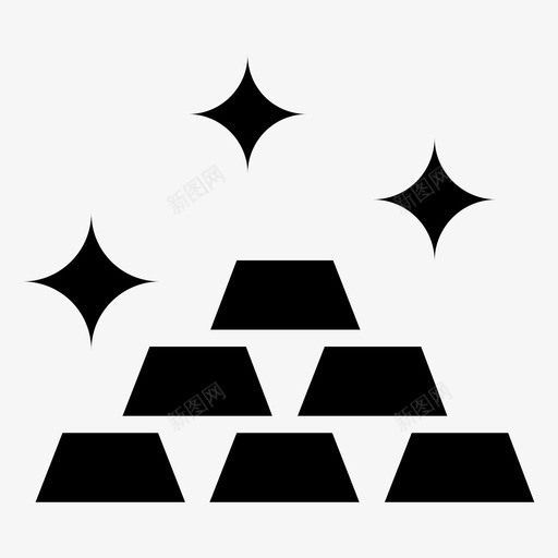 财富金砖黄金资产金砖svg_新图网 https://ixintu.com 金砖 黄金 财富 资产 储备 堆栈 一套 商业 金融 实体 向量