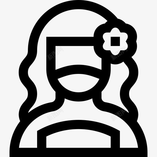 夏威夷人带医用面具的阿凡达3直线型svg_新图网 https://ixintu.com 夏威 夏威夷 夷人 医用 面具 阿凡 直线 线型