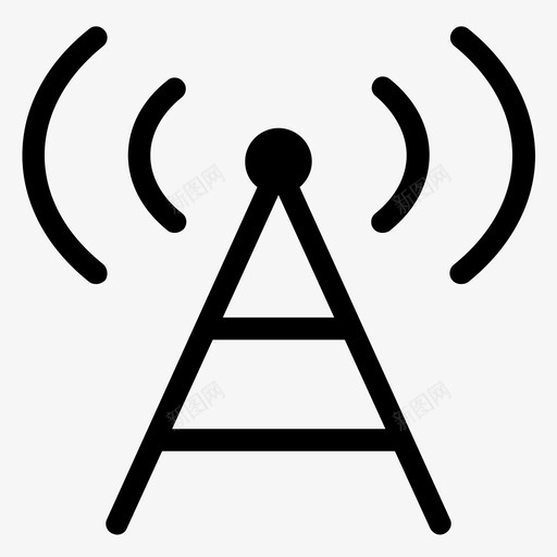 基站svg_新图网 https://ixintu.com 基站 无线基站