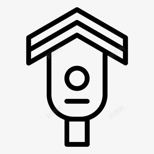 农业鸟类鸟舍svg_新图网 https://ixintu.com 农业 鸟类 鸟舍 农场 图标 轮廓