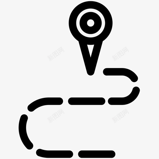 方向位置路径svg_新图网 https://ixintu.com 方向 位置 路径 道路 地理 概况