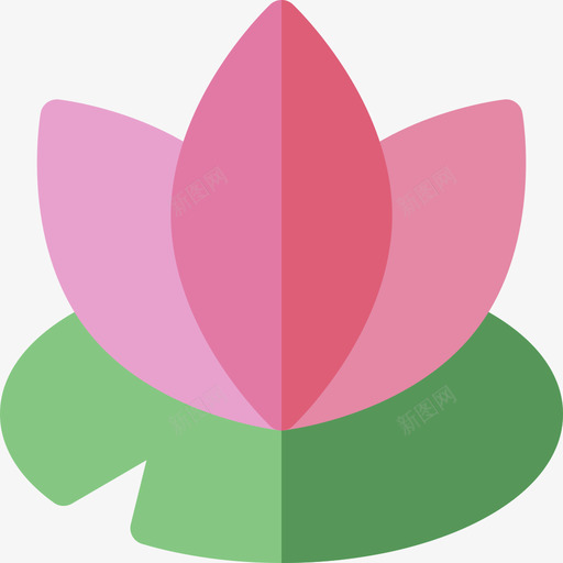莲花野生动物56平坦svg_新图网 https://ixintu.com 莲花 野生动物 平坦