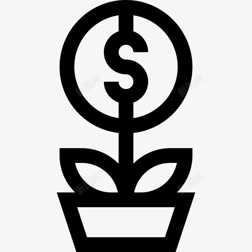 货币股票市场6线性svg_新图网 https://ixintu.com 货币 股票市场 线性