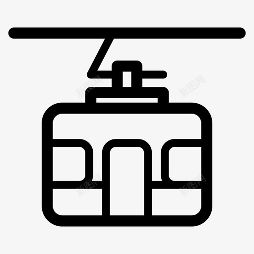 缆车敞车电梯svg_新图网 https://ixintu.com 缆车 敞车 电梯 电车 运输
