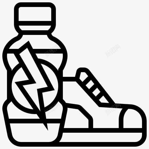 能量饮料矿物质点心svg_新图网 https://ixintu.com 能量 饮料 矿物质 点心 维生素 fitnessline1