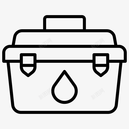 工具箱管道8轮廓svg_新图网 https://ixintu.com 工具箱 管道 轮廓