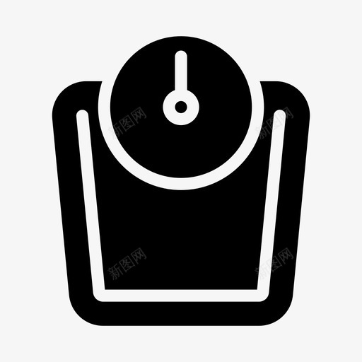 体重计饮食机器svg_新图网 https://ixintu.com 体重 重计 饮食 机器 健康 生活方式 字形