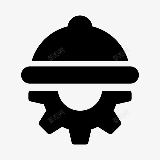 头盔装备建筑工程svg_新图网 https://ixintu.com 头盔 装备 工程 建筑 工人