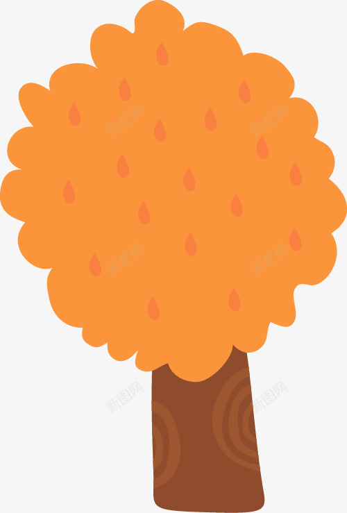 秋季小树插画图20200925png免抠素材_新图网 https://ixintu.com 秋季 小树 插画 画图 20200925