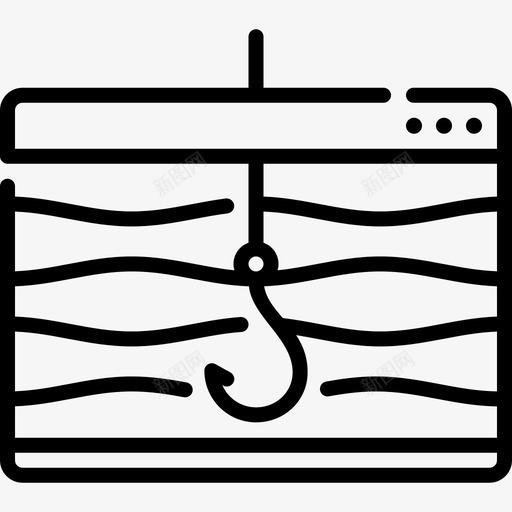 网络钓鱼网络安全68线性svg_新图网 https://ixintu.com 网络 钓鱼 网络安全 线性