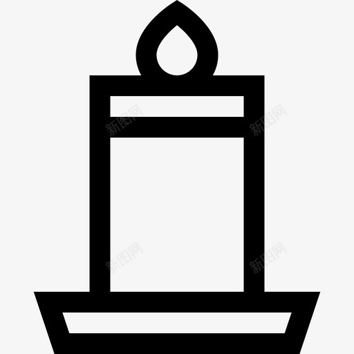 蜡烛印度70直线型svg_新图网 https://ixintu.com 蜡烛 印度 直线 线型