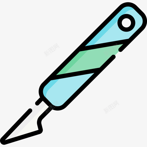 手术刀医院111线性颜色svg_新图网 https://ixintu.com 手术 医院 线性 颜色
