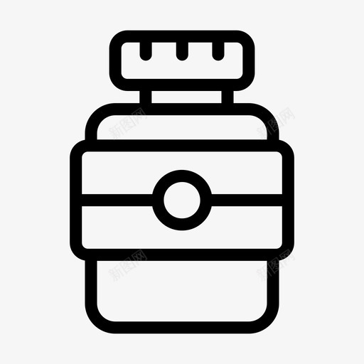 药丸罐药瓶药品svg_新图网 https://ixintu.com 药丸 药品 药瓶 每日 rotinr 铭文