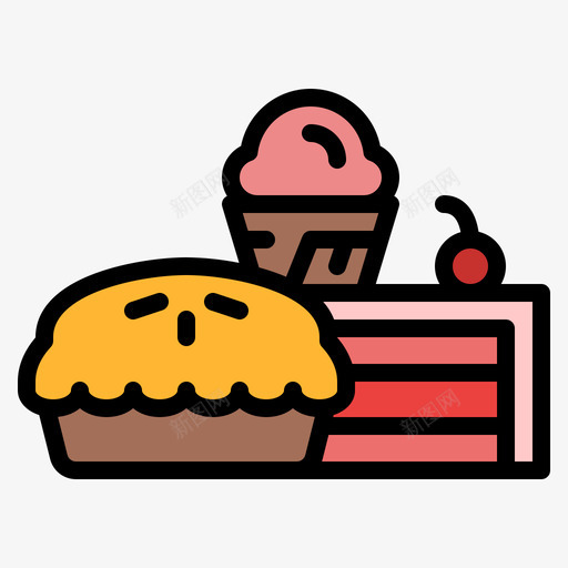 糖果超市109线性颜色svg_新图网 https://ixintu.com 糖果 超市 线性 颜色