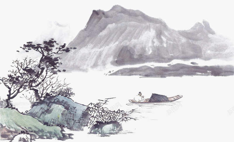 中国古风水墨山水免扣透明插画后期美化PS设计247png免抠素材_新图网 https://ixintu.com 中国 古风 水墨 山水 免扣 透明 插画 后期 美化 PS 设计