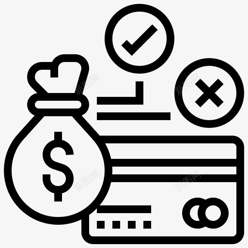 信用不良贷款svg_新图网 https://ixintu.com 信用 不良 贷款 货币 支付 金融 危机 额度 0000020