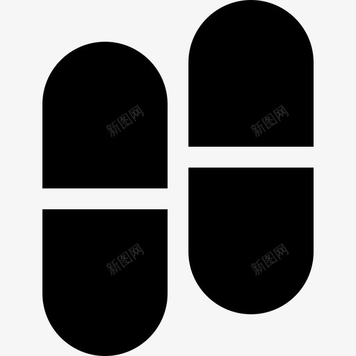 胶囊精神健康15填充svg_新图网 https://ixintu.com 胶囊 精神 健康 填充