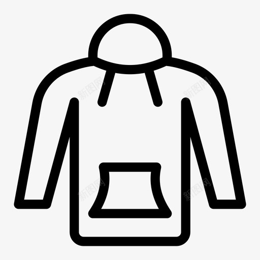 夹克连帽衫布料服装svg_新图网 https://ixintu.com 夹克 连帽 洗衣店 布料 服装 标志