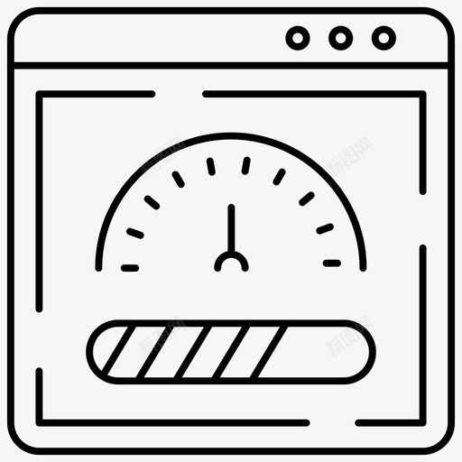 网页速度网页仪表板速度测试svg_新图网 https://ixintu.com 网页 速度 仪表板 测试 网站 搜索引擎 优化 轮廓 向量 图标