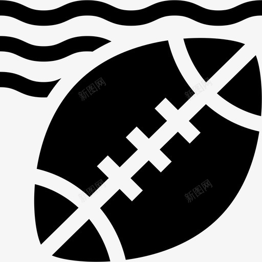 橄榄球水上运动8填充svg_新图网 https://ixintu.com 橄榄球 水上运动 填充