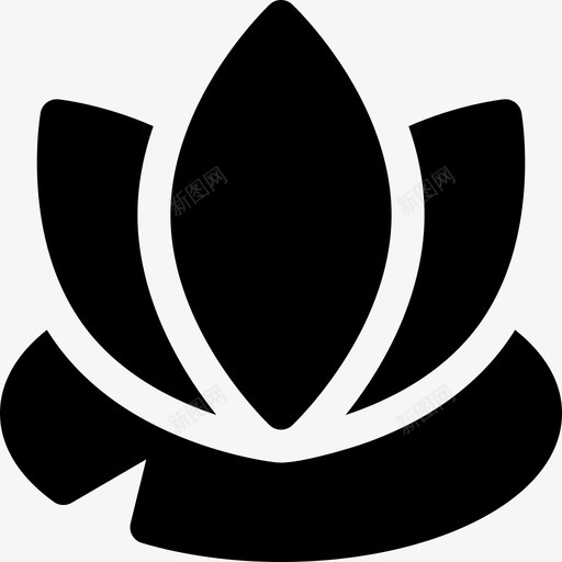 莲花野生动物55填充svg_新图网 https://ixintu.com 莲花 野生动物 填充