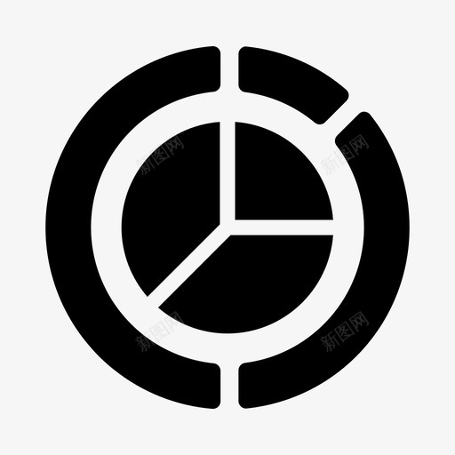 饼图图表市场营销svg_新图网 https://ixintu.com 饼图 搜索引擎 优化 图表 市场营销 网页 字形