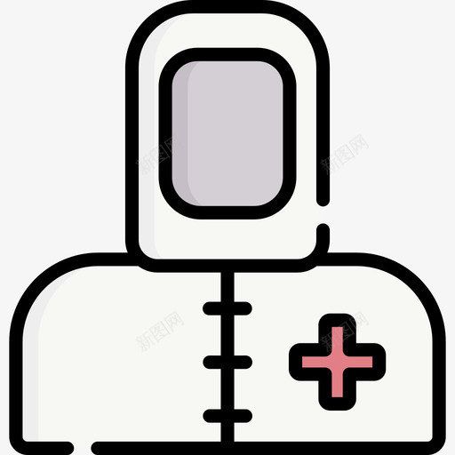 安全服医院111线性颜色svg_新图网 https://ixintu.com 安全服 医院 线性 颜色