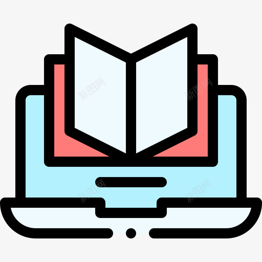 在线学习社交距离21线性色彩svg_新图网 https://ixintu.com 在线学习 社交 距离 线性 色彩