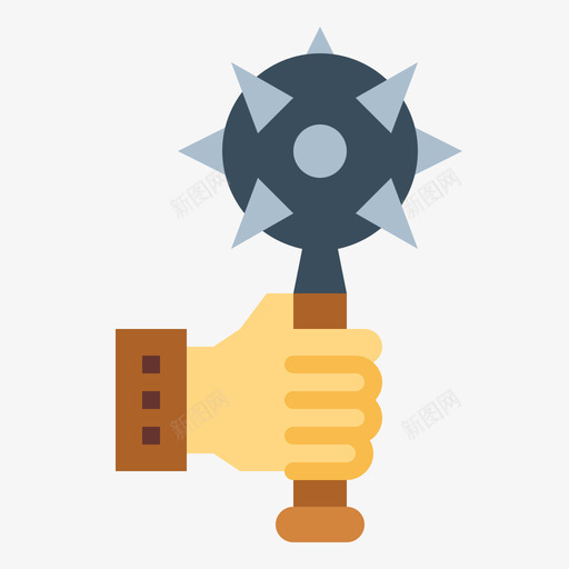 梅斯武器16扁平svg_新图网 https://ixintu.com 梅斯 武器 扁平