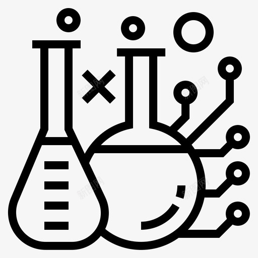 科学技术实验室科学实验svg_新图网 https://ixintu.com 科学技术 实验室 科学实验 数字 经济
