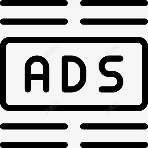 营销商业和广告线性svg_新图网 https://ixintu.com 营销 商业 广告 线性