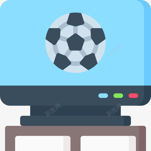 广播足球106平坦svg_新图网 https://ixintu.com 广播 足球 平坦