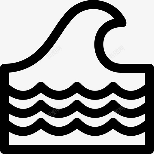 波浪水上运动4直线型svg_新图网 https://ixintu.com 波浪 水上运动 直线 线型