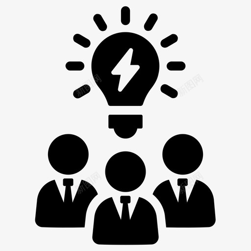 头脑风暴业务小组会议svg_新图网 https://ixintu.com 头脑 风暴 业务 小组 小组会 会议 创意 生成 专业