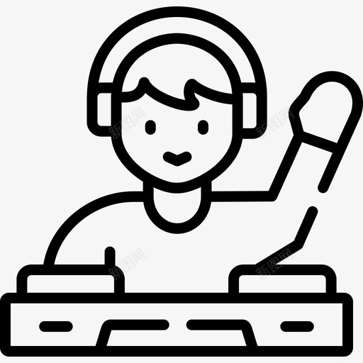 DJ夜总会60直系svg_新图网 https://ixintu.com DJ 夜总会 直系