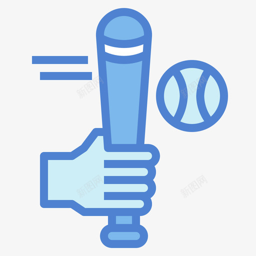 棒球体育器材12蓝色svg_新图网 https://ixintu.com 棒球 体育器材 蓝色
