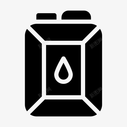 燃料罐桶油svg_新图网 https://ixintu.com 燃料 汽油 自然 符号