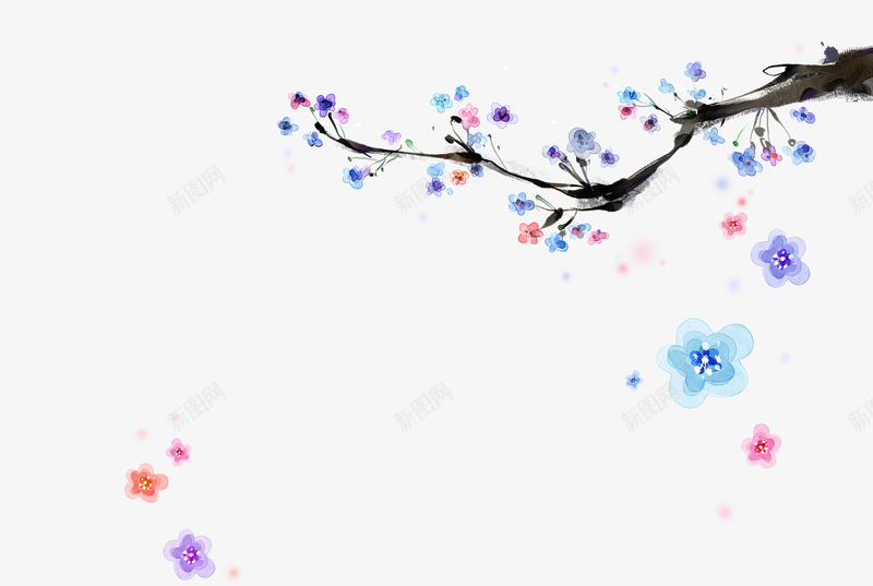 中国古风水墨花手绘水彩植物花卉装饰透明ps171中png免抠素材_新图网 https://ixintu.com 中国 古风 水墨 手绘 水彩 植物 花卉 装饰 透明 ps171