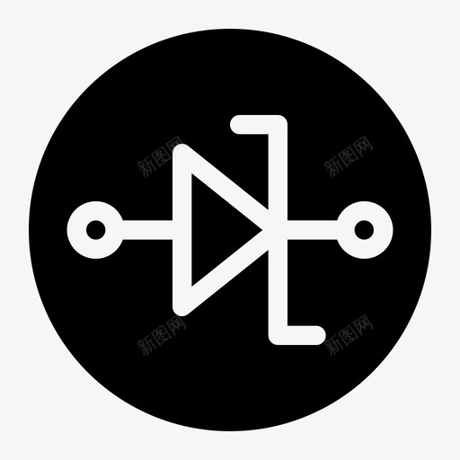齐纳二极管放大器元件svg_新图网 https://ixintu.com 齐纳 二极管 放大器 元件 电子 电路 固体