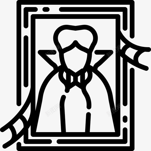 德古拉画化身相框svg_新图网 https://ixintu.com 古拉 化身 相框 万圣节 恐怖
